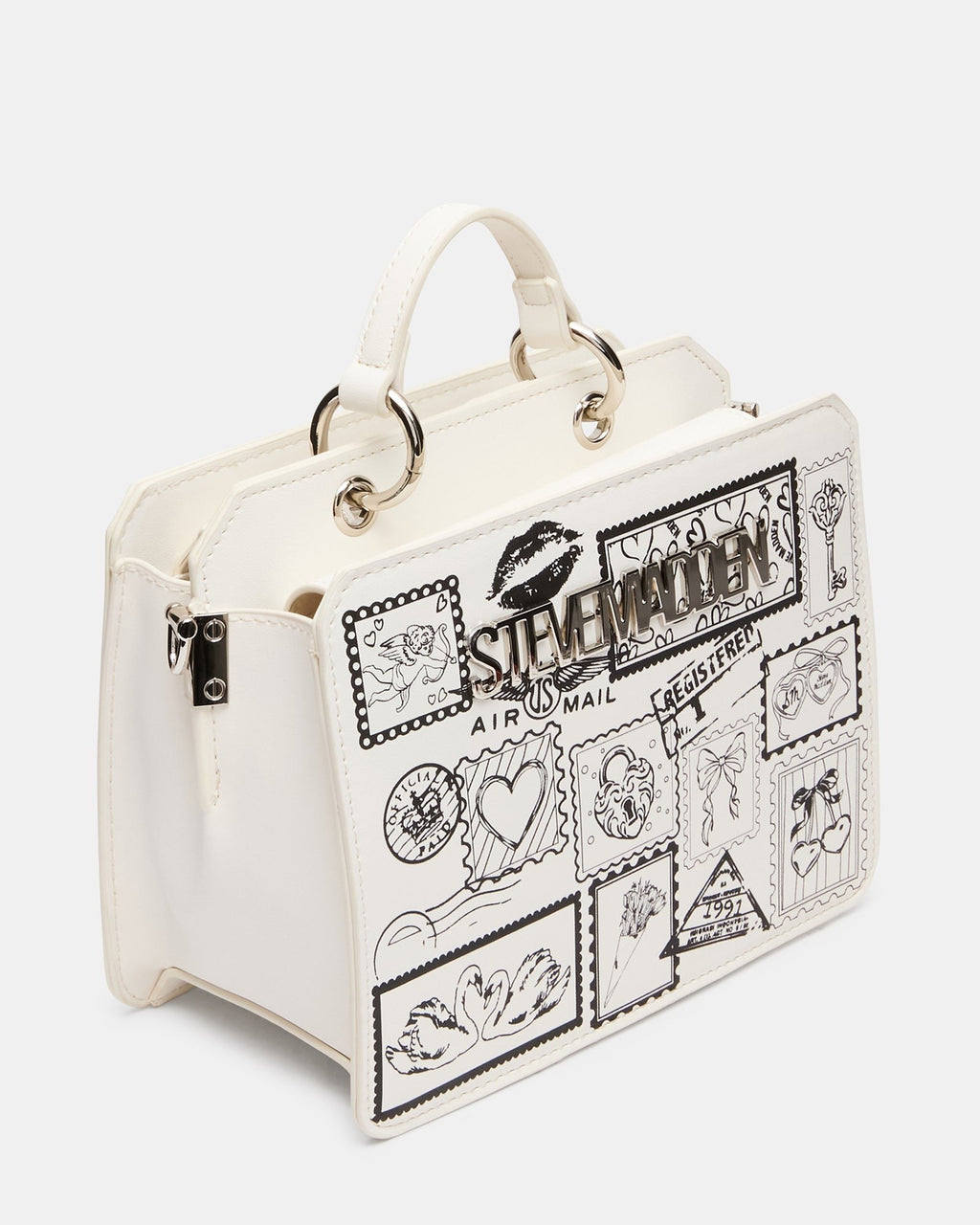 EVELYN STAMP BAG GIFT SET WHITE/MULTI
