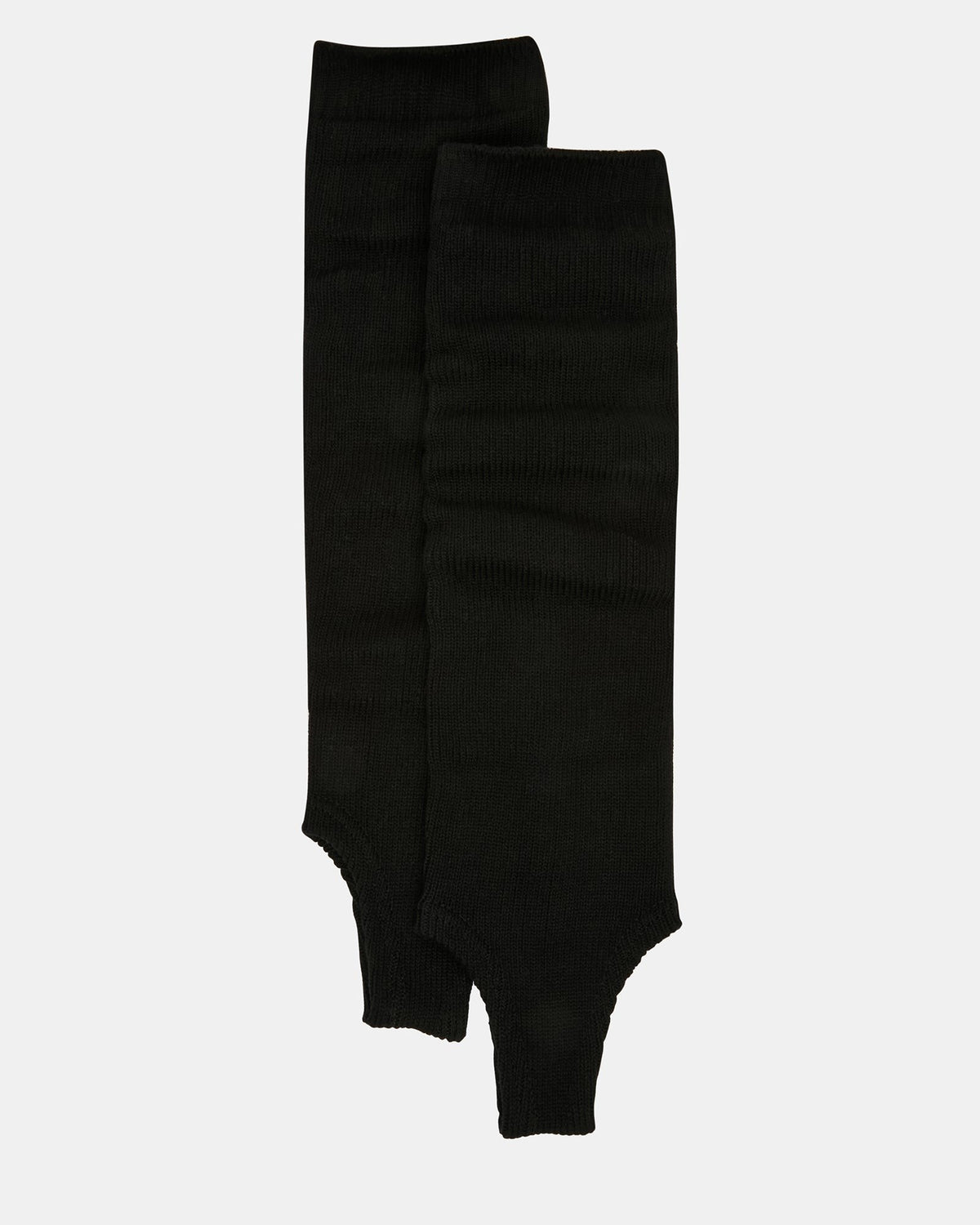 1 PACK STIRRUP LEG WARMERS BLACK