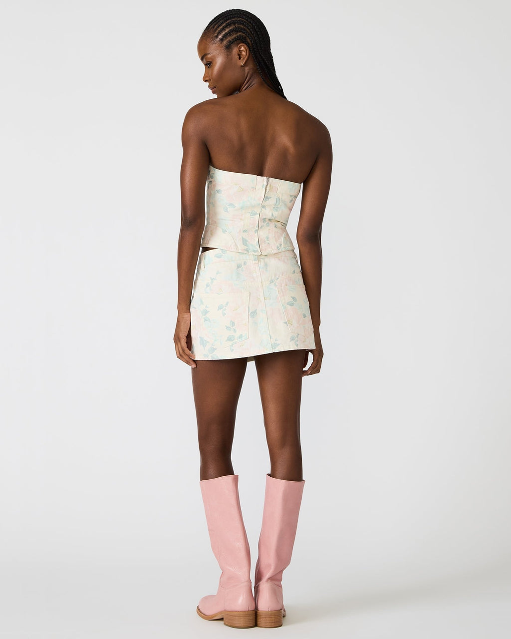 ROSELIA CORSET TOP PEACH BEIGE