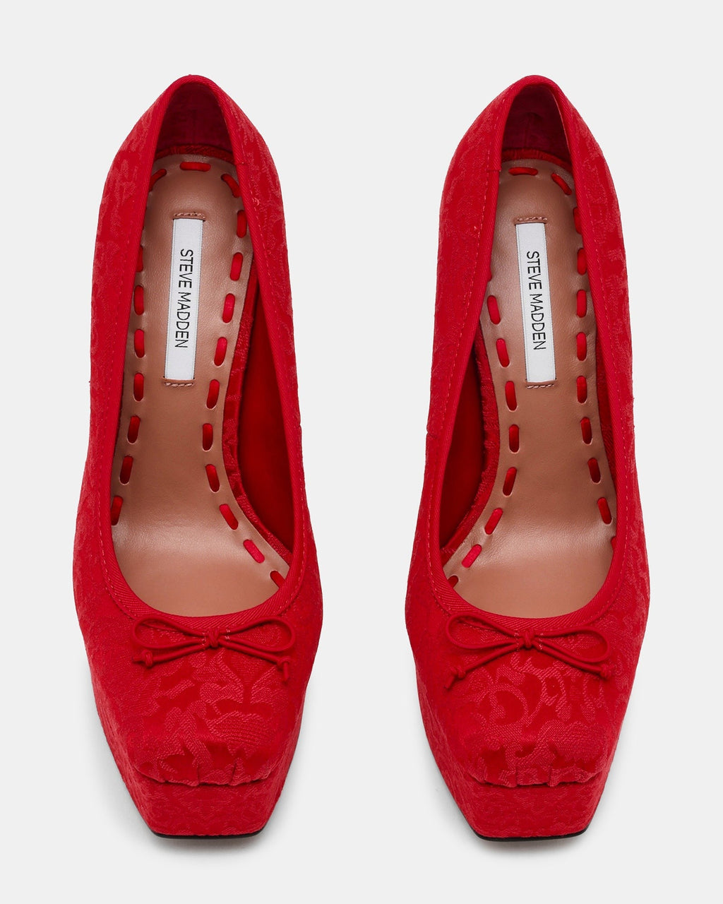 LYTHIA RED BROCADE
