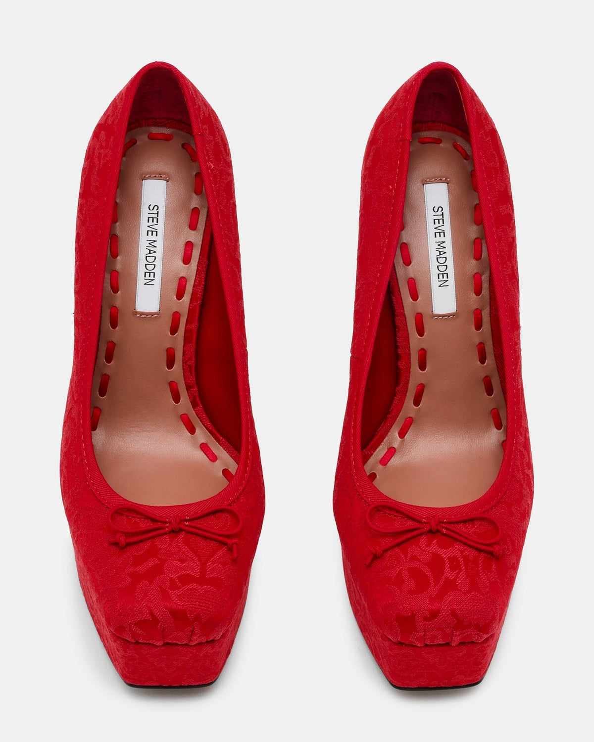 LYTHIA RED BROCADE