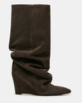 RHYS DARK TAUPE SUEDE