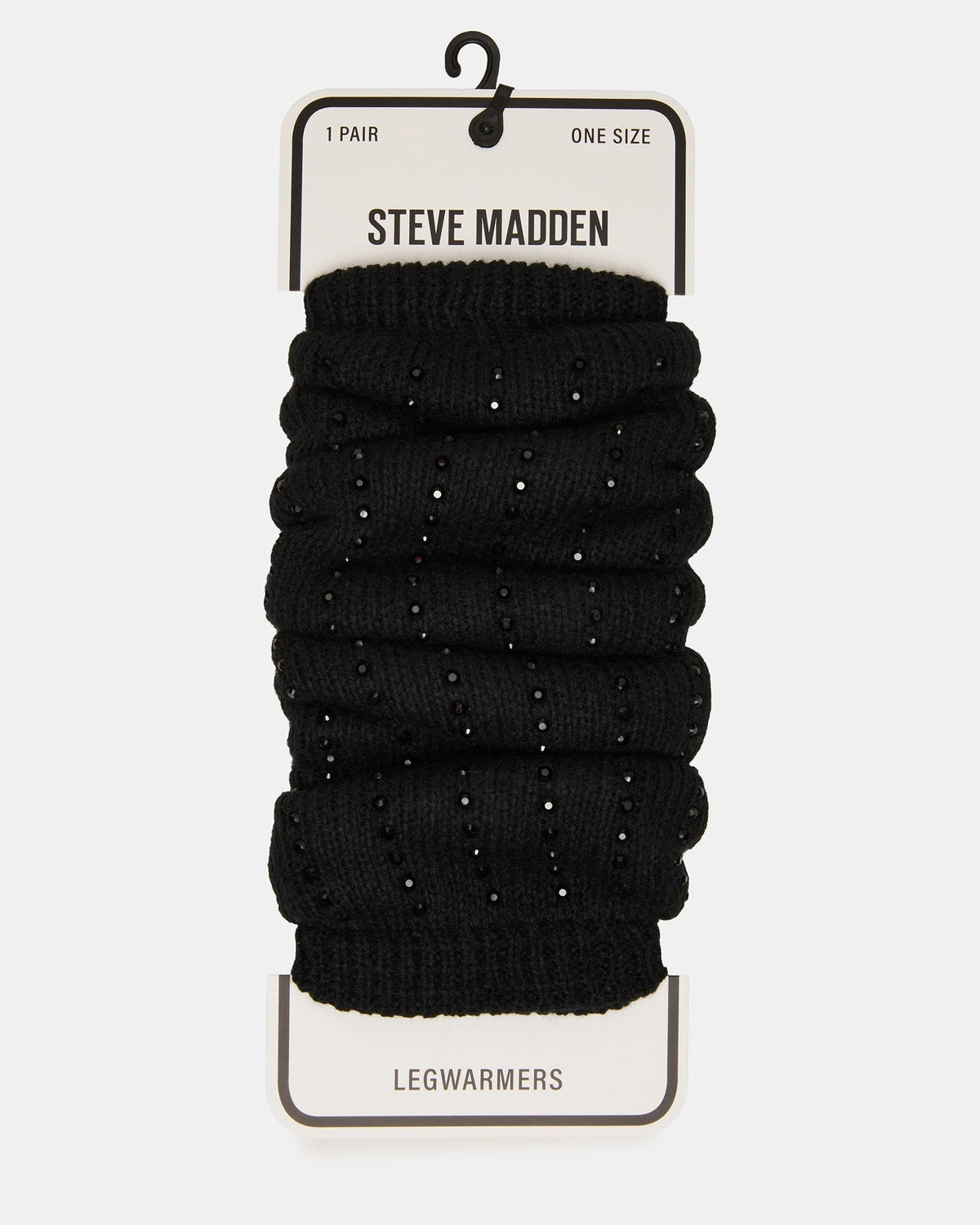 1 PACK CHUNKY CABLE LEG WARMERS BLACK