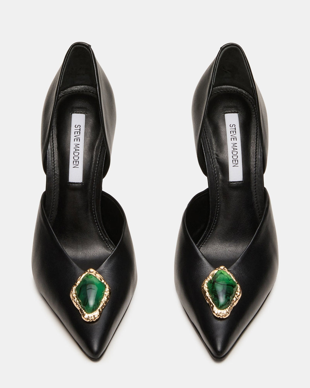 NYSA STONE BLACK LEATHER