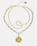 WATCH PENDANT NECKLACE GOLD