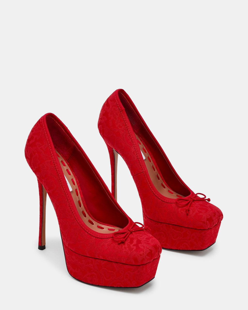 LYTHIA RED BROCADE