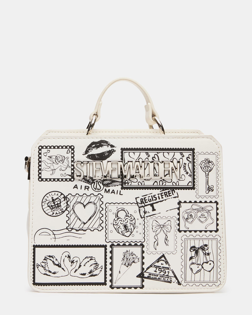 EVELYN STAMP BAG GIFT SET WHITE/MULTI
