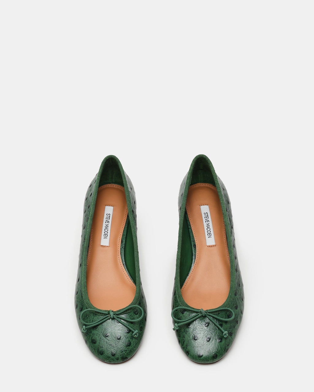 STEFFI OSTRICH GREEN LEATHER