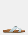 MARILU CORK LIGHT BLUE LEATHER