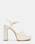 LIANDRA EMBELLISHED WHITE MESH