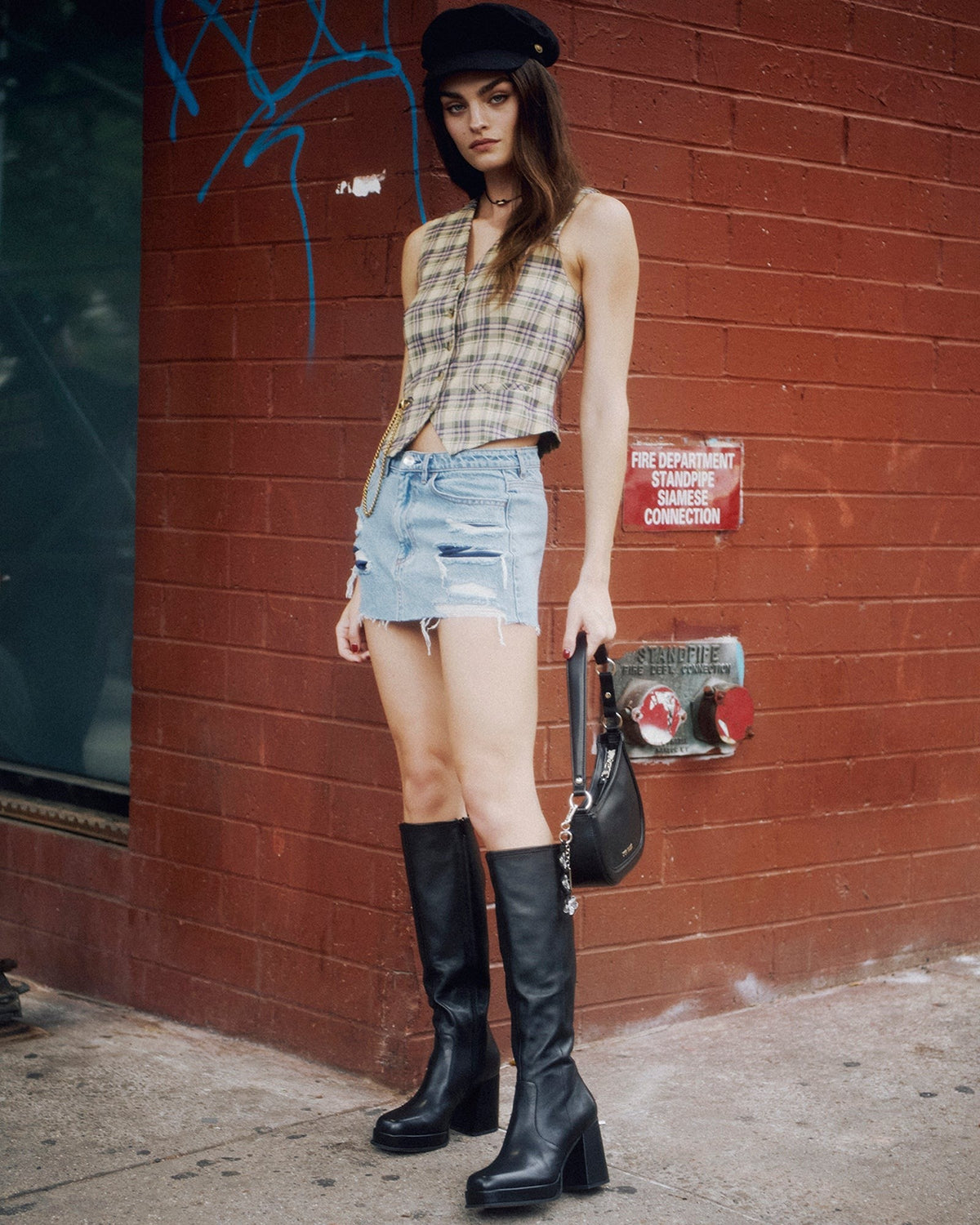 ODELIA BLACK LEATHER