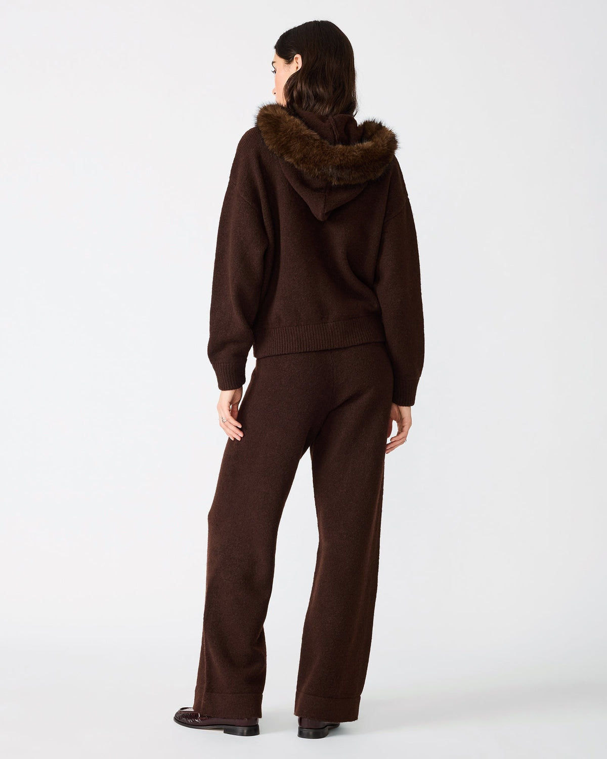 ANGELIQUE SWEATER DARK TOFFEE