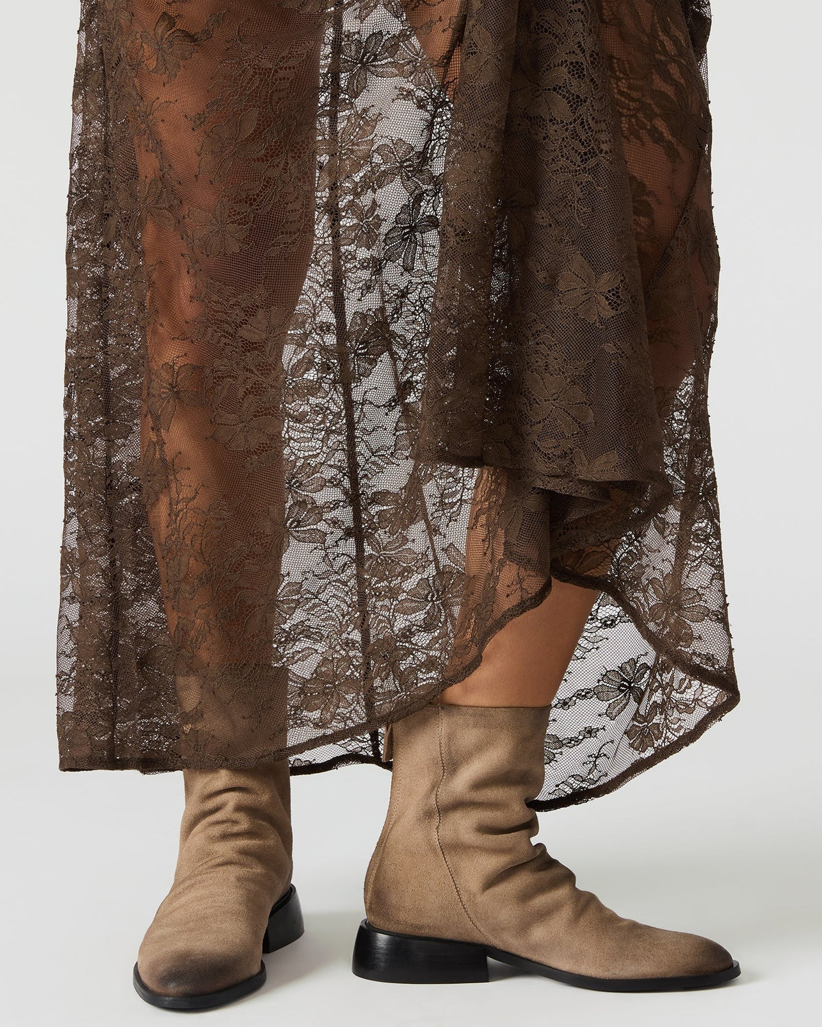 NEXIE TAUPE SUEDE