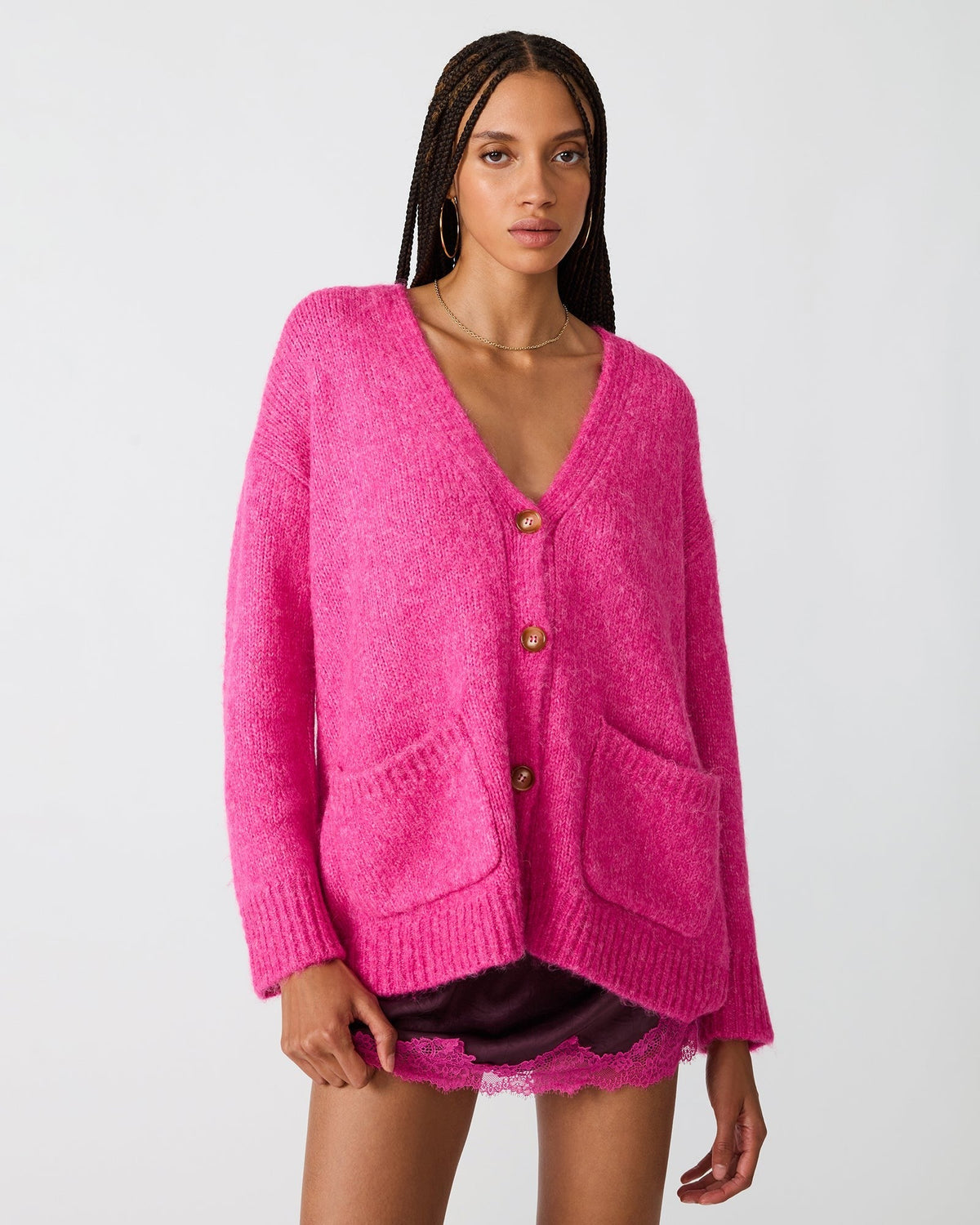 FINLEY SWEATER PINK VIOLET