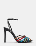 MIZUNA BLACK MULTI RHINESTONES
