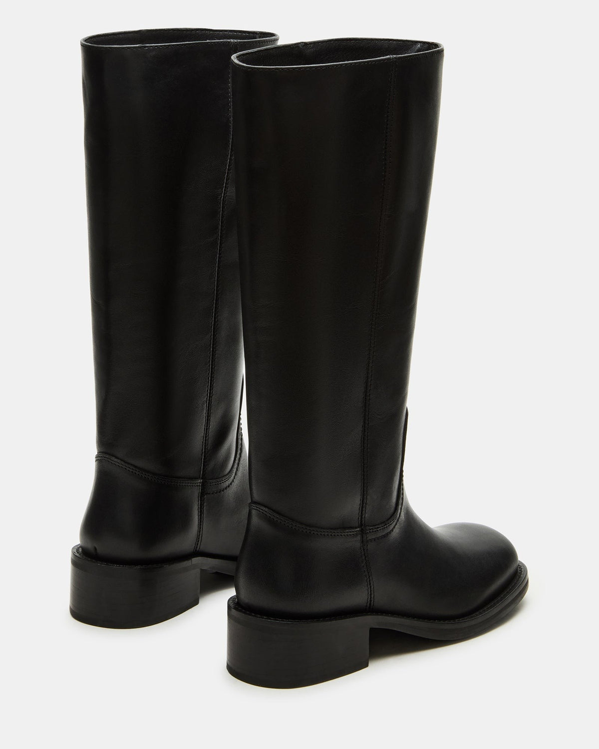 RIGGS BLACK LEATHER WIDE CALF