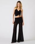 VEADA KNIT PANTS BLACK